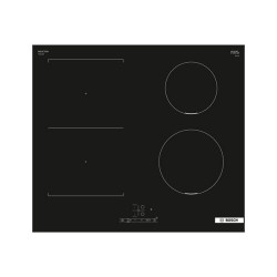 Bosch Serie | 4 PVS611BB6E - Piano cottura a induzione - 4 piastre - Nicchia - larghezza: 56 cm - prof. 49 cm - nero - senza co