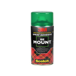 Adesivo Re Mount - rimovibile - 400 ml - trasparente - 3M