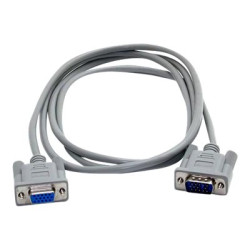 StarTech.com Cavo di Prolunga Estensione VGA da 3m - HD15 M/F - Prolunga VGA - HD-15 (VGA) (M) a HD-15 (VGA) (F) - 3 m - grigio