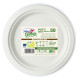 Piatti frutta - diametro 170 mm - biodegradabili - Dopla Green - conf. 50 pezzi