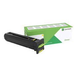 Lexmark - capacity extra-elevata - giallo - originale - cartuccia toner LCCP, Lexmark Corporate - per Lexmark CS820de, CS820dte