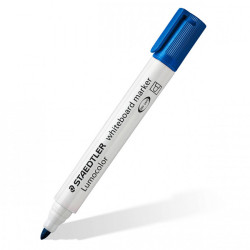 Marcatore Lumocolor whiteboard 351 - punta tonda - tratto 2 mm - blu - Staedtler