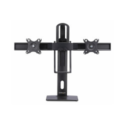 StarTech.com Crossbar Dual Monitor Desk Stand, Double 27inch Screens/VESA - Supporto - per 2 monitor - plastica, Alluminio, acc