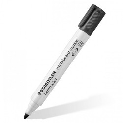 Marcatore Lumocolor whiteboard 351 - punta tonda - tratto 2 mm - nero - Staedtler