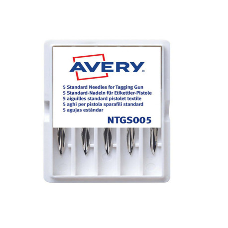 Aghi standard per sparafili - metallo - Avery - conf. 5 pezzi