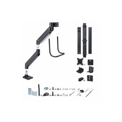 StarTech.com Crossbar Triple Monitor Desk Mount, VESA 75x75/100x100 - Kit montaggio - braccio regolabile - per 3 schermi LCD - 