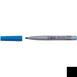 Bic Marking Pocket 1445 blu punta tonda tratto 1 1 mm -Bic- inchiostro base alcool (conf.12)