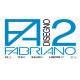 Album F2 - 24 x 33 cm - 10 fogli - 110 gr - liscio - punto metallico - Fabriano