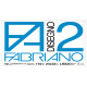 Album F2 - 24 x 33 cm - 10 fogli - 110 gr - quadretto 5mm - punto metallo - Fabriano