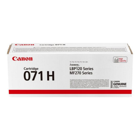 Canon 071 H - Alta capienza - nero - originale - cartuccia toner - per i-SENSYS LBP122dw, MF272dw, MF275dw