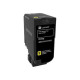 Lexmark - Giallo - originale - cartuccia toner LCCP, LRP - per Lexmark CS720de, CS720dte