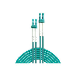 Lindy - Cavo patch - LC multi-mode (M) a LC multi-mode (M) - 3 m - fibra ottica - duplex - 50 / 125 micron - OM3 - senza alogen