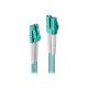 Lindy - Cavo patch - LC multi-mode (M) a LC multi-mode (M) - 5 m - fibra ottica - duplex - 50 / 125 micron - OM3 - senza alogen