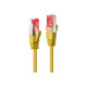 Lindy - Cavo patch - RJ-45 (M) a RJ-45 (M) - 2 m - SFTP, PiMF - CAT 6 - stampato, antiaggrovigliamento - giallo