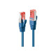 Lindy - Cavo patch - RJ-45 (M) a RJ-45 (M) - 2 m - SFTP, PiMF - CAT 6e - antiaggrovigliamento - blu
