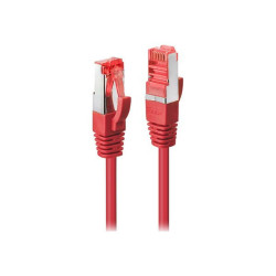 Lindy - Cavo patch - RJ-45 (M) a RJ-45 (M) - 3 m - SFTP, PiMF - CAT 6 - antiaggrovigliamento - rosso