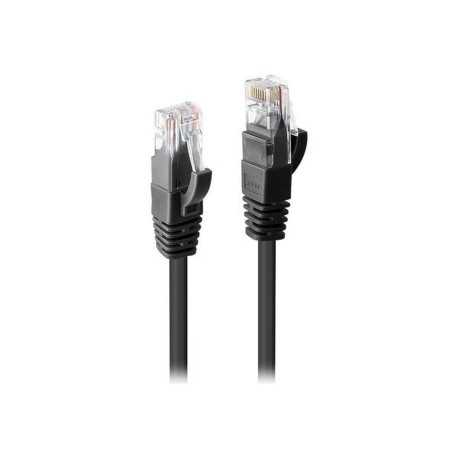 Lindy - Cavo patch - RJ-45 (M) a RJ-45 (M) - 3 m - UTP - CAT 6 - stampato, antiaggrovigliamento - nero