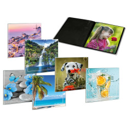 Album portafoto a busta saldato - assortiti - 17 x 21cm - contiene fino a 24 foto da 14,5 x 20cm - Lebez