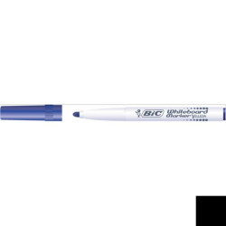 Bic Whiteboard Marker Velleda 1741 blu punta tonda ultra-resistente tratto 1 4 mm -Bic- fusto in plastica facile da impugnare (