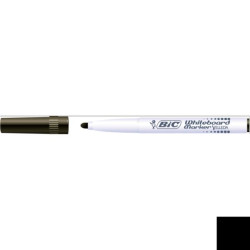 Bic Whiteboard Marker Velleda 1741 nero punta tonda ultra-resistente tratto 1 4 mm -Bic- fusto in plastica facile da impugnare 