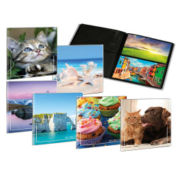 Album portafoto a busta saldato - assortiti - 23 x 30cm - contiene fino a 80 foto da 14x19cm - Lebez
