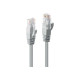 Lindy - Cavo patch - RJ-45 (M) a RJ-45 (M) - 30 m - UTP - CAT 6 - stampato, antiaggrovigliamento, bloccato - grigio