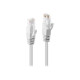 Lindy - Cavo patch - RJ-45 (M) a RJ-45 (M) - 5 m - UTP - CAT 6 - stampato, antiaggrovigliamento, bloccato - bianco