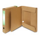Cartella progetto con elastico - cartone FSC - dorso 4 cm - 25 x 35 cm - avana - Starline