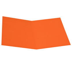 Cartellina semplice - 200 gr - A4 - cartoncino bristol - arancio - Starline - conf. 50 pezzi