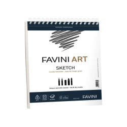 Album spiralato Sketch - A4- 90 gr - 40 fogli - Favini Art