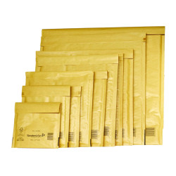 Busta imbottita Mail Lite Gold - K (35x47 cm) - avana - Sealed Air - conf. 10 pezzi
