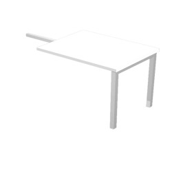 Allungo Easy Plus - DX/SX - 80 x 60 x 72,5 cm - bianco