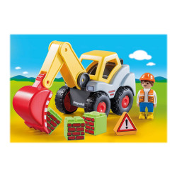 Playmobil 1.2.3 - Pala escavatrice