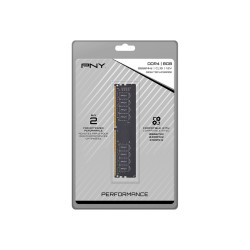 PNY - DDR4 - modulo - 8 GB - DIMM 288-PIN - 2666 MHz / PC4-21300 - CL19 - 1.2 V - senza buffer - non ECC