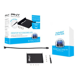 PNY Desktop Accessories Kit - Adattatore vano unità di memorizzazione - da 3,5" a 2,5"