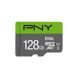 PNY Elite - Scheda di memoria flash - 128 GB - UHS-I U1 / Class10 - UHS-I microSDXC