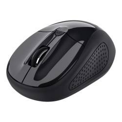 Trust - Mouse - per destrorsi e per sinistrorsi - ottica - 4 pulsanti - senza fili - 2.4 GHz - ricevitore wireless USB - nero