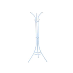 Appendiabiti - 3 supporti - 175 cm - acciaio - bianco - King Collection