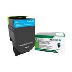 Lexmark X417 - Alta resa - ciano - originale - cartuccia toner LCCP, LRP - per Lexmark CS417dn, CS517de, CX417de