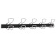 Appendiabiti da muro - 5 posti - 76 x 7,2 x 16 cm - metallo/ABS - nero/grigio metallizzato - Alba