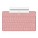 Logitech Keys-To-Go - Tastiera - Bluetooth - QWERTY - italiana - rosa blush - per Apple iPad/iPhone/TV