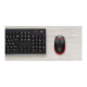 Logitech M190 - Mouse - ottica - 3 pulsanti - senza fili - ricevitore wireless USB - rosso