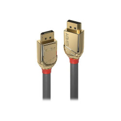 Lindy Gold - Cavo DisplayPort - DisplayPort (M) a DisplayPort (M) - DisplayPort 1.2 - 50 cm - supporto 4K - grigio