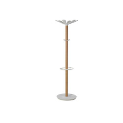 Appendiabiti Naho - con portaombrelli - 6 posti - 175 cm - Alba