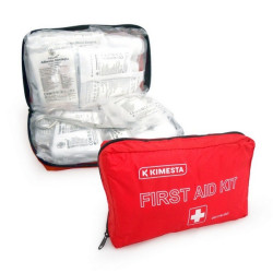 Borsetta valigetta auto  contenuto  DIN 13164B completa di maniglia e velcro per aggancio al sedile