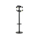 Appendiabiti Stand3 - 8 posti - 175 x 37 cm - nero - Alba