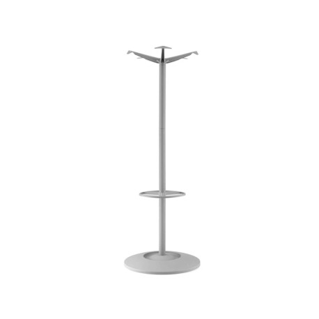 Appendiabiti Stelo - 40 x 173 cm - metallo - grigio - Unisit