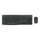 Logitech MK295 Silent - Set mouse e tastiera - senza fili - 2.4 GHz - italiana - grafite