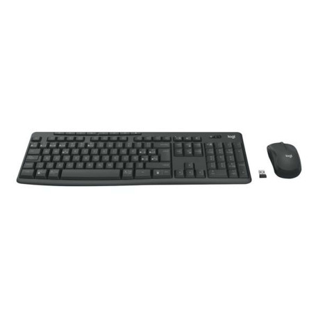 Logitech MK370 Combo for Business - Set mouse e tastiera - senza fili - Bluetooth LE - QWERTY - Spagnola - grafite