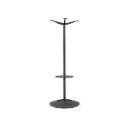 Appendiabiti Stelo - 40 x 173 cm - metallo - nero - Unisit